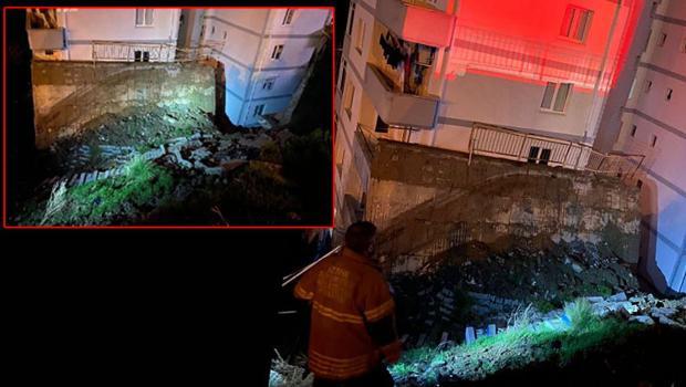 Panik anları! "İnsanlar dışarı kaçmaya başladı" 88 daire boşaltıldı