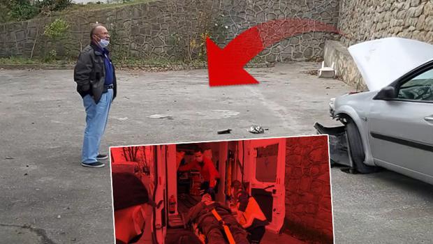 Oğlunun kaza yaptığı gören babadan şok sözler