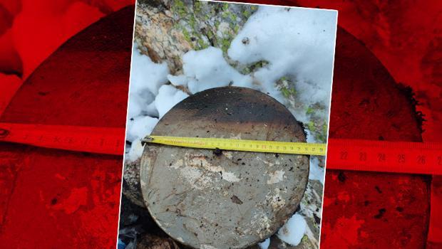 Amanoslar'da PKK'lı teröristlerin anti-tank mayını ele geçirildi