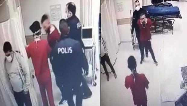 Acil serviste dehşet! Doktora saldırı anı...