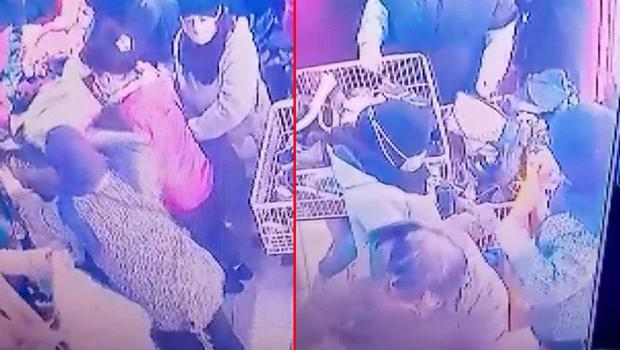 Gaziosmanpaşa'da pes dedirten hırsızlık! Güvenlik kamerasına saniye saniye yansıdı.