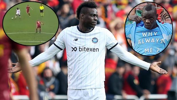 Adana Demirspor'da Balotelli'den inanılmaz gol! Yıllar önceki sevincini hatırlattı