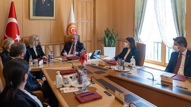 TBMM Başkanı Şentop Arnavutluk Meclis Başkanı Nikolla ile görüştü