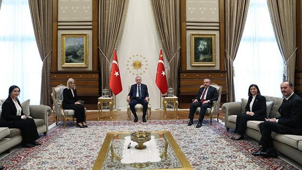 Cumhurbaşkanı Erdoğan, Arnavutluk Meclis Başkanı Nikolla’yı kabul etti