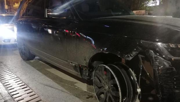 Lüks ciple jant üstünde giderken yakalandı