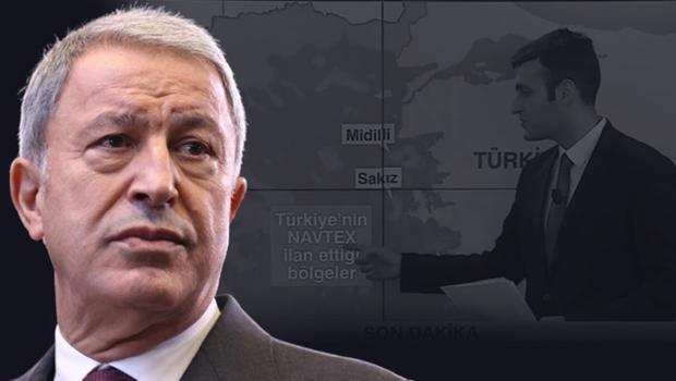 Ege için yeni uyarı sistemi! Bakan Akar'dan Atina'ya dikkat çeken mesaj