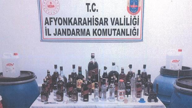 Sahte alkol operasyonunda 1 kişi gözaltına alındı