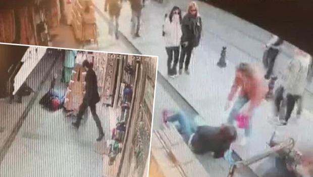 Fatih'te kaldırımdaki yükselti yayaların kâbusu oldu! Düşen düşene...