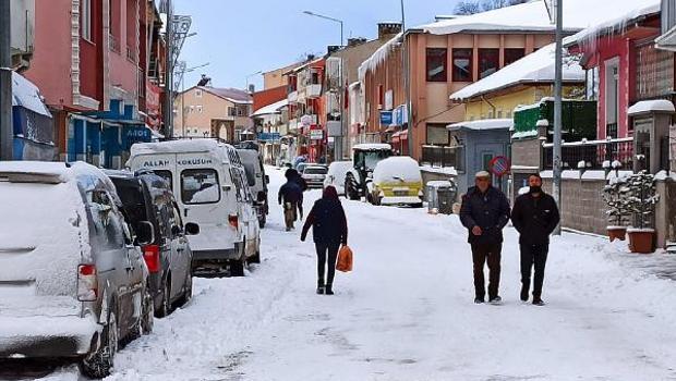 Ardahan'ın Posof ilçesinde kar kalınlığı 20 santime ulaştı, okullar tatil edildi, yollar kapandı
