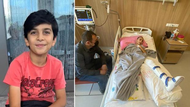 Köpeklerin saldırısına uğramıştı! Enes, 9 ameliyatla yaşama tutundu