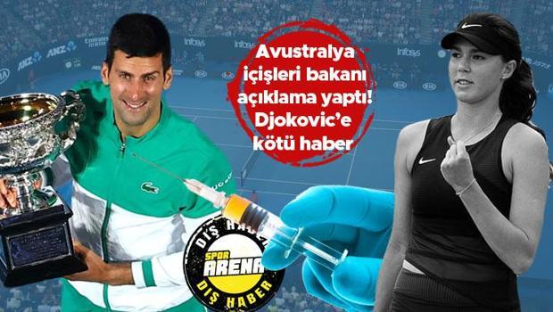 Aşısız Djokovic'e muafiyet, üç aşılı Natalia Vikhlyantseva'ya ret! Avustralya Açık'tan Djokovic'e çifte standart mı uygulandı? İçişleri bakanı açıklama yaptı...