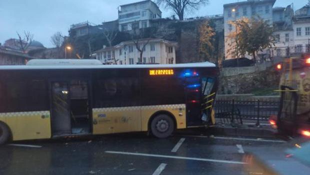 Son dakika... İki İETT otobüsü çarpıştı! Yaralılar var