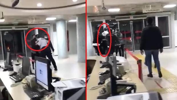 Acil servis karıştı! Özel güvenlik görevlisi, hasta yakınına kafa attı