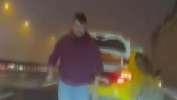 TEM Otoyolu’nda beyzbol sopalı taksici dehşeti