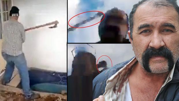 Hayvansever emekli polise balta ile saldırdı