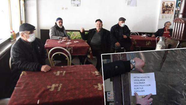Mahallede vakalar artınca esnaf kıraathanelerini kapatma kararı aldı