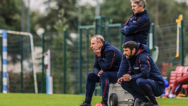 Trabzonspor antrenmanında 3 eksik