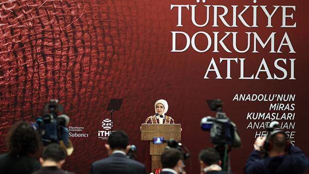 Geleneksel Türk dokumaları dünyaya açılıyor! Emine Erdoğan: Hedefimiz tekstilde bir Türkiye markası oluşturmak