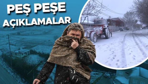 Son dakika: Meteoroloji'den tüm yurda yağış uyarısı! İstanbul'da kar yağışı başladı... Peş peşe açıklamalar