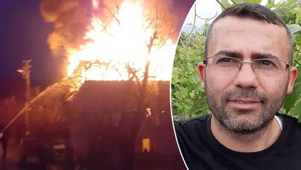 Evi yanan komşusuna yardım etmek isterken hayatını kaybetti