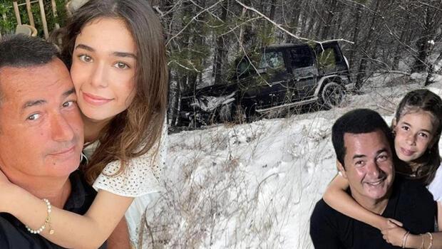 Acun Ilıcalı'nın kızları Yasemin ve Leyla Ilıcalı Kartalkaya tatili dönüşü kaza geçirdi 