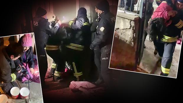 Erzurum'da korku dolu dakikalar! 3 çocuğu kurtardı! Kalp krizi geçirdi