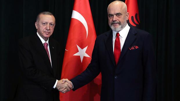 Cumhurbaşkanı Erdoğan, Arnavutluk Başbakanı Edi Rama ile görüştü
