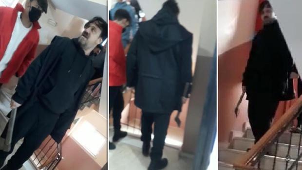 Gaziosmanpaşa'da korku dolu anlar! Okulu baltayla bastı