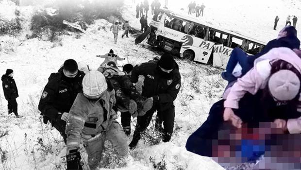 3 kişinin öldüğü otobüs kazasında yürek yakan an: 'Aşkım, ne olur ses ver'