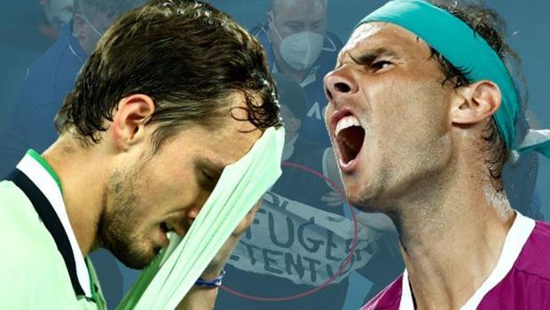 Son Dakika: Avustralya Açık'ta Rafael Nadal'dan tarihi zafer! Medvedev'i devirdi, rekorun tek sahibi oldu