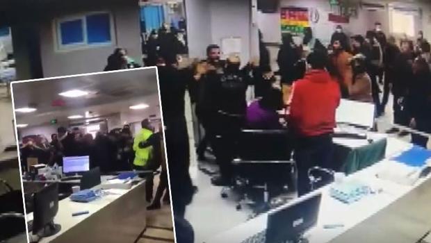 Acil Servis’te sağlık görevlilerine yumruklu saldırı