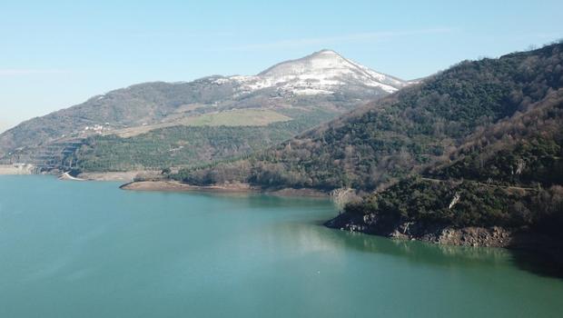 Yuvacık Barajı'nın su seviyesinde kar yağışıyla 2 kat artış