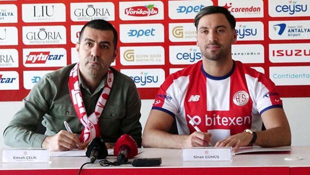 Sinan Gümüş, Antalyaspor'a imza attı! 'Fenerbahçe'de mutsuzdum...'
