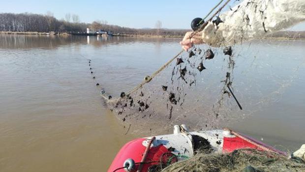 Terkos Gölü'nde kaçak avlanan 1 ton balık tekrar suya bırakıldı