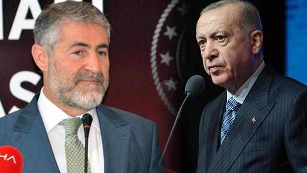 Son dakika... Cumhurbaşkanı Erdoğan ile Bakan Nebati arasında kritik görüşme