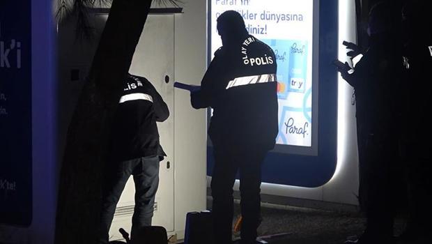 Hırsızlar hastane önündeki ATM'yi soymaya kalkıştılar