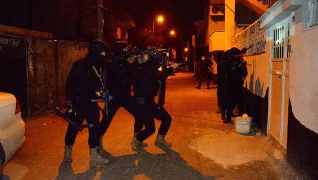 Adana'da 15 Şubat öncesi şafakta terör operasyonu