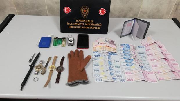 10 ayrı evden hırsızlık yaptı! Böyle yakalandı