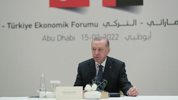 Türkiye-BAE Yatırım Toplantısı... Cumhurbaşkanı Erdoğan: Ekonomik bağlantının güçlenmesi için adımlar atıyoruz