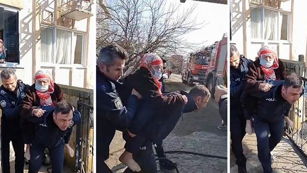 Günün kahramanı Samsun'dan! Yaşlı kadını böyle kurtardı