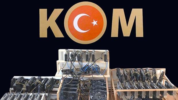 Kocaeli'de kripto para üretilen eve polis baskını