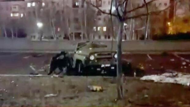 Son dakika: Donetsk merkezinde büyük patlama