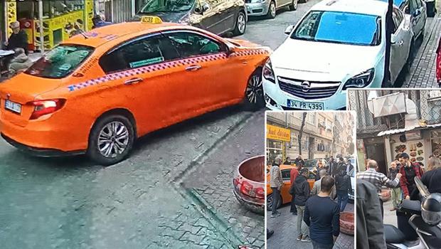 Fatih'te turistlerle taksici arasında otoyol ücreti tartışması