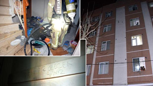 Duvara 'Hepiniz öleceksiniz' yazısı yazmıştı! Bu kez de evini ateşe vererek kaçtı