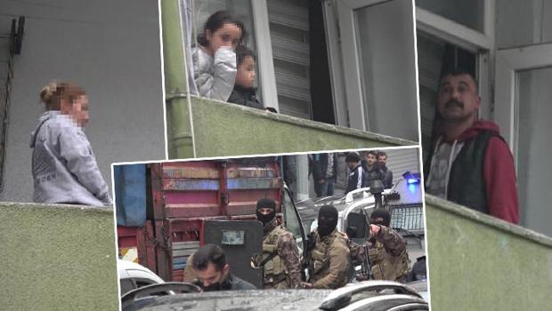 Sultangazi'de rehin aldığı eşiyle iki çocuğuna dehşeti yaşattı