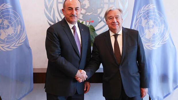 Bakan Çavuşoğlu, BM Genel Sekreteri Guterres’le görüştü