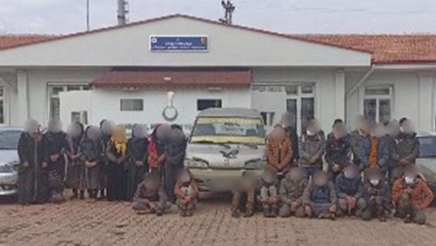 Gaziantep'te 60 kaçak göçmen yakalandı, 4 organizatör tutuklandı