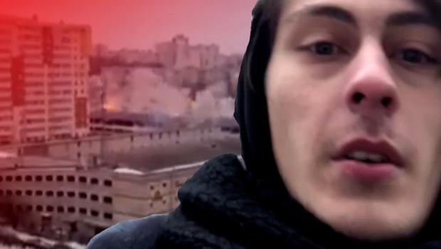 Ukrayna'da yaşayan Türk genci Ege Gürel, bombalama anını görüntüledi! Büyük panik yaşadı: Çok şiddetli...