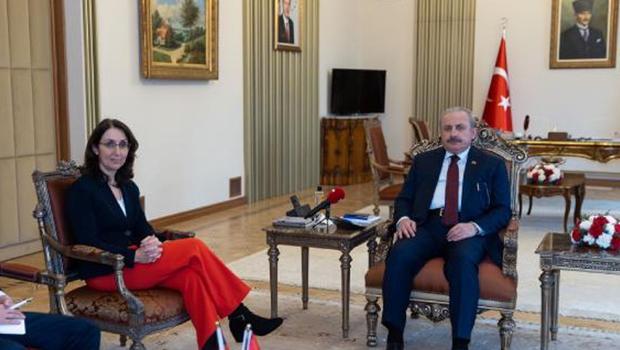 TBMM Başkanı Şentop, Almanya Federal Meclis Başkanvekili Özoğuz'u kabul etti