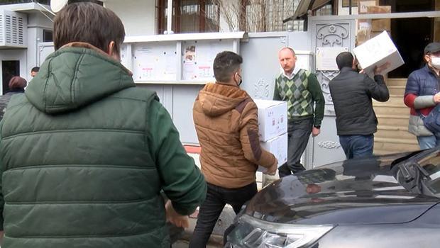 Ukrayna İstanbul Başkonsolosluğu'nda yardımlar toplanıyor